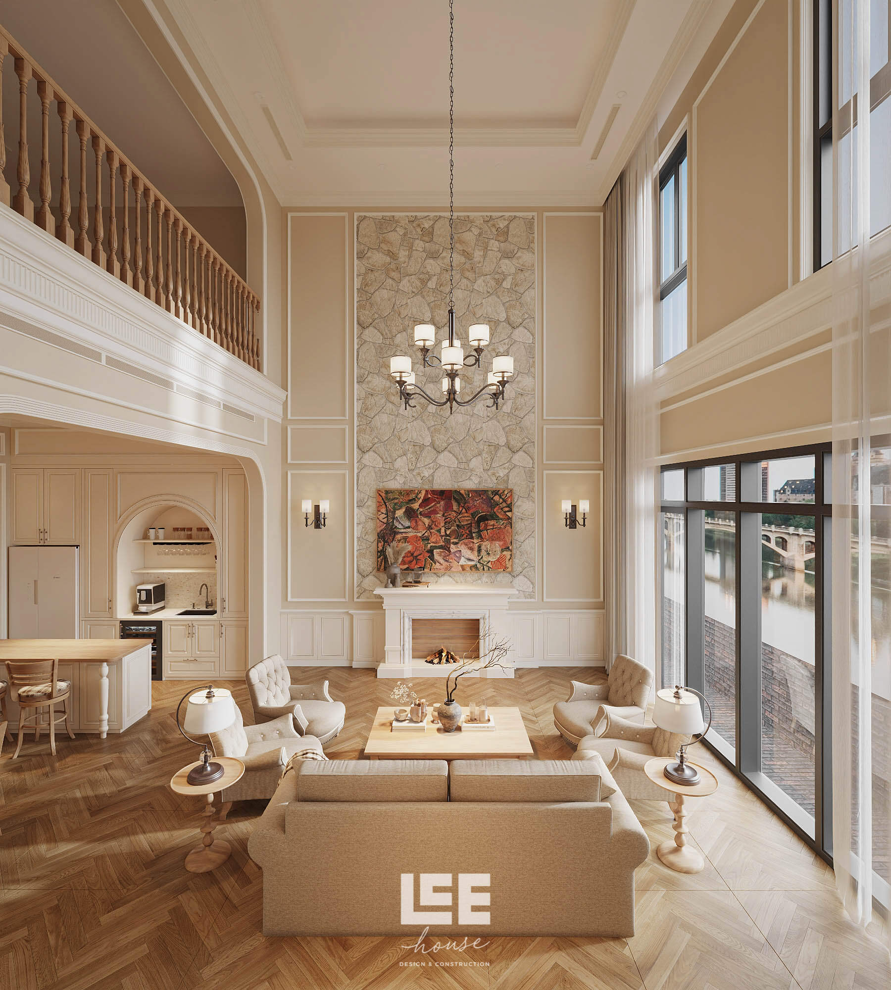 Thiết kế nội thất Nhà liền kề Vinhomes Vũ Yên