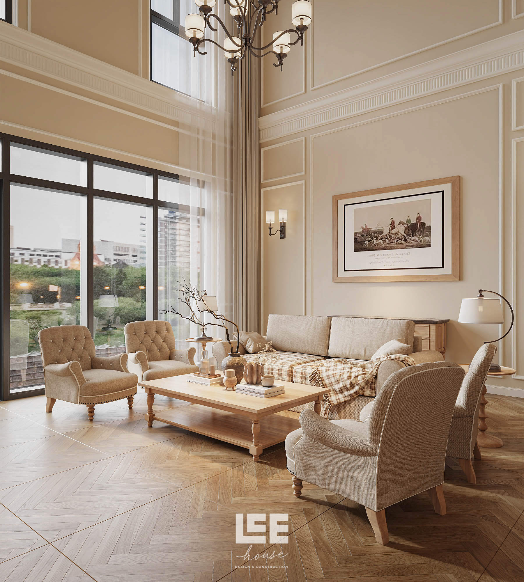 Thiết kế nội thất Nhà liền kề Vinhomes Vũ Yên