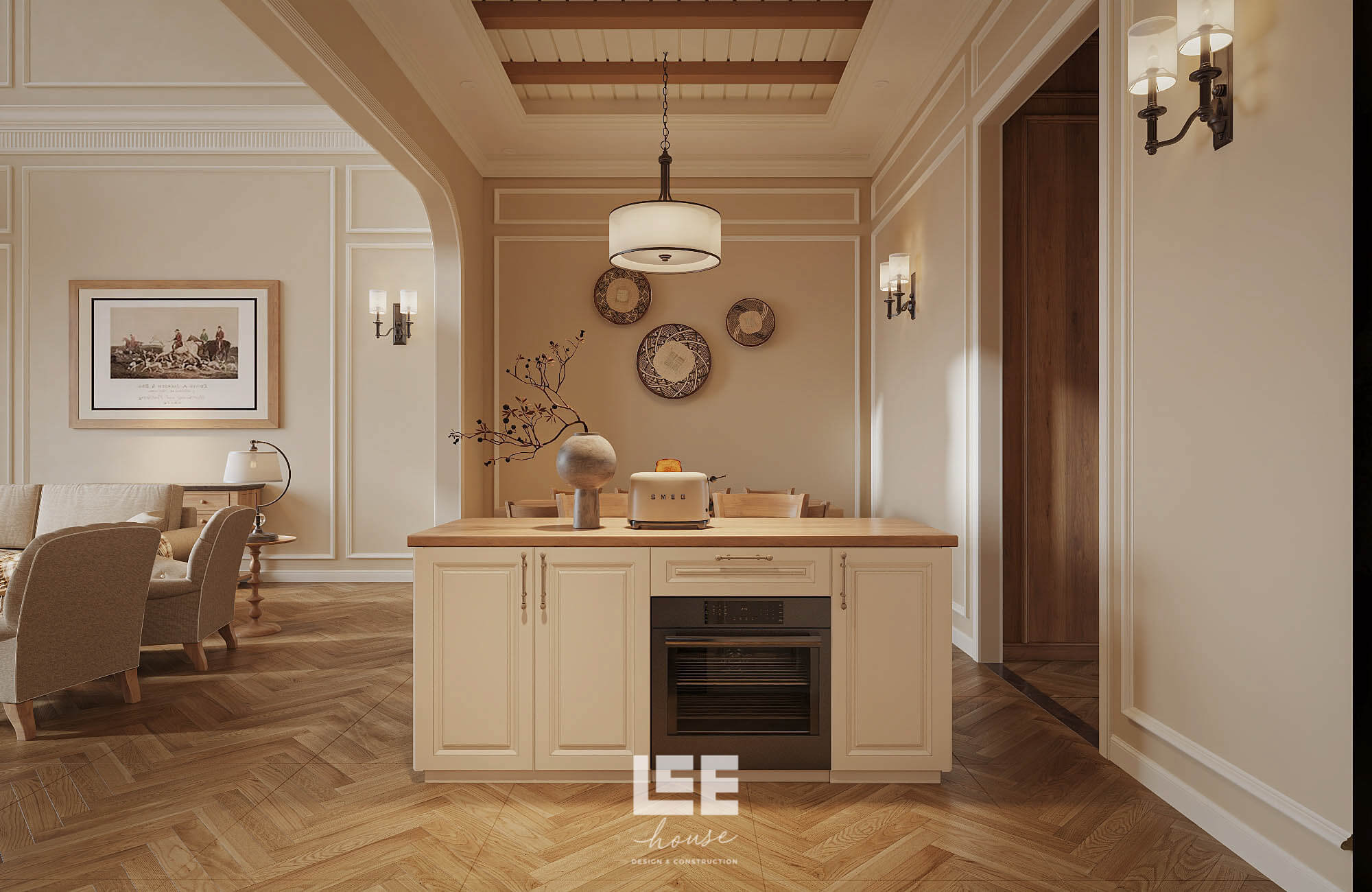 Thiết kế nội thất Nhà liền kề Vinhomes Vũ Yên