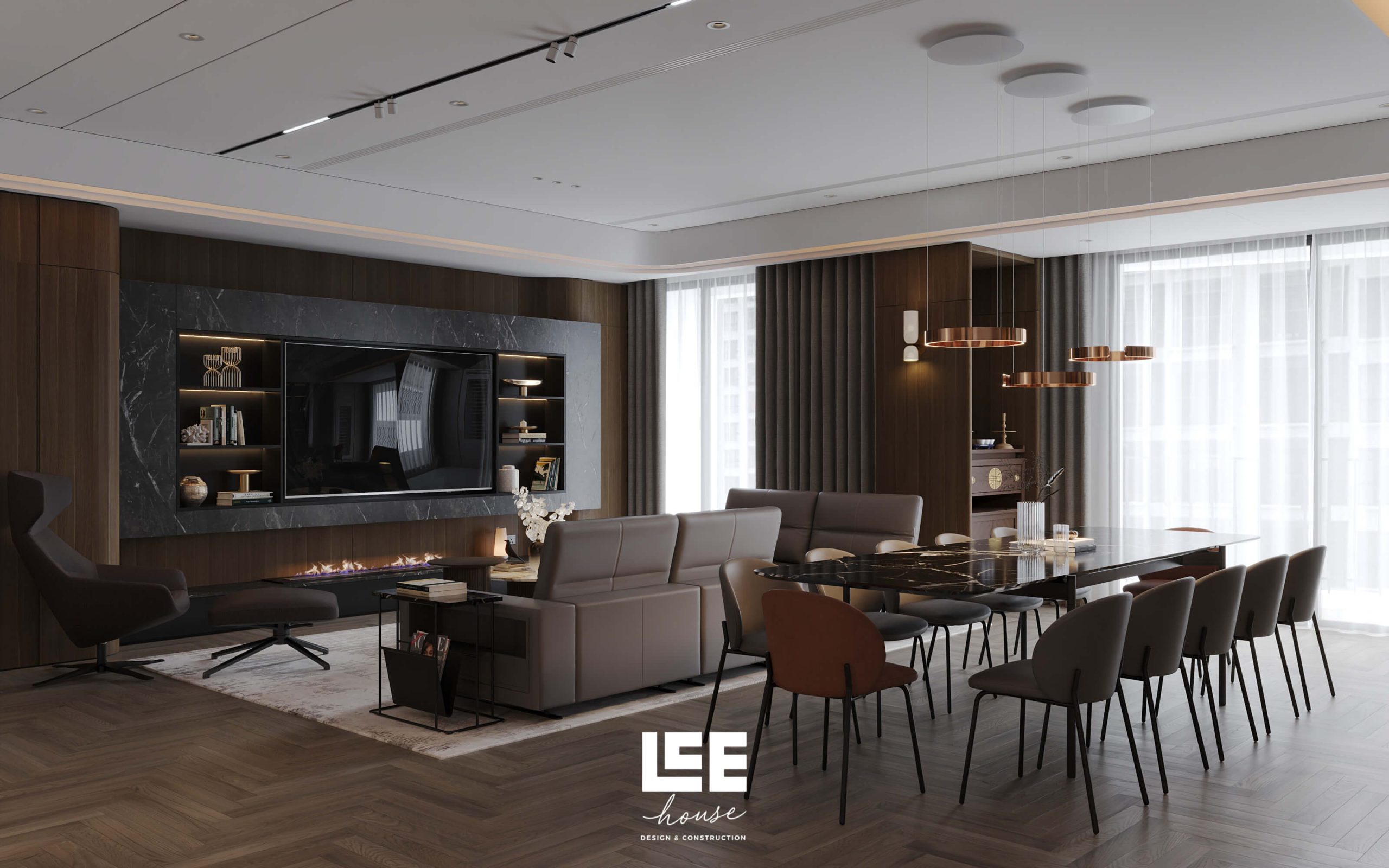 Thiết kế nội thất Căn hộ đập thông R3 Royal City