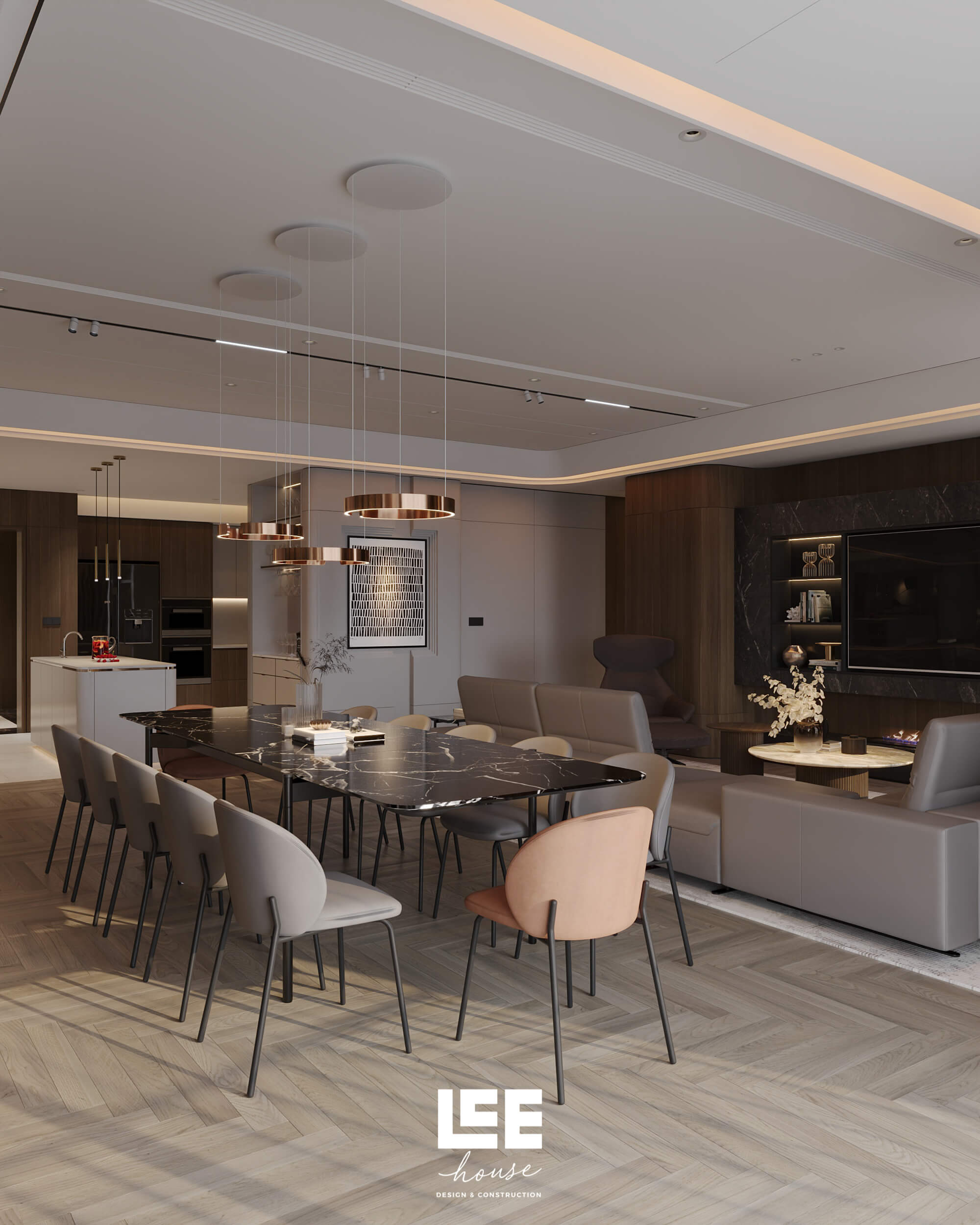 Thiết kế nội thất Căn hộ đập thông R3 Royal City