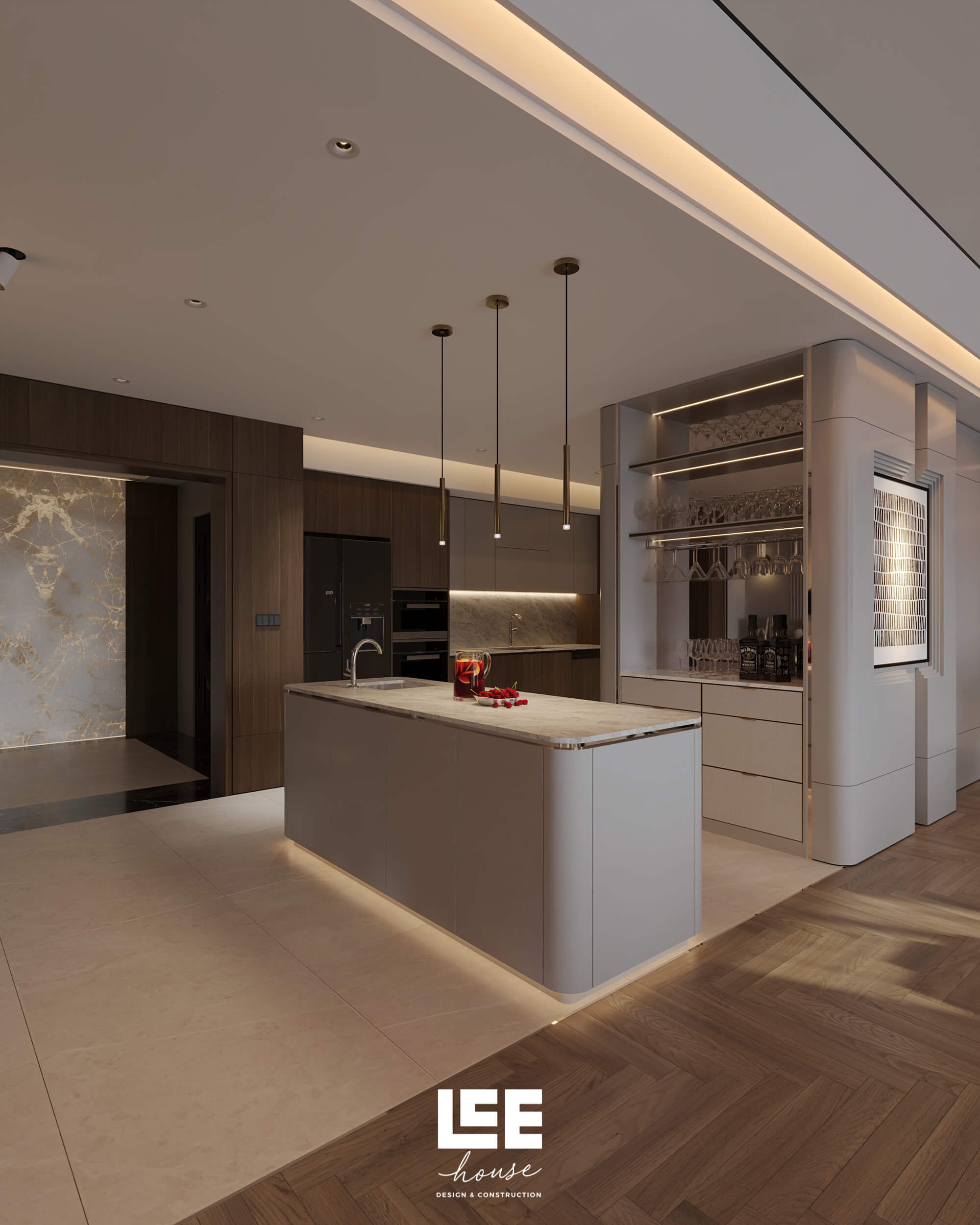 Thiết kế nội thất Căn hộ đập thông R3 Royal City