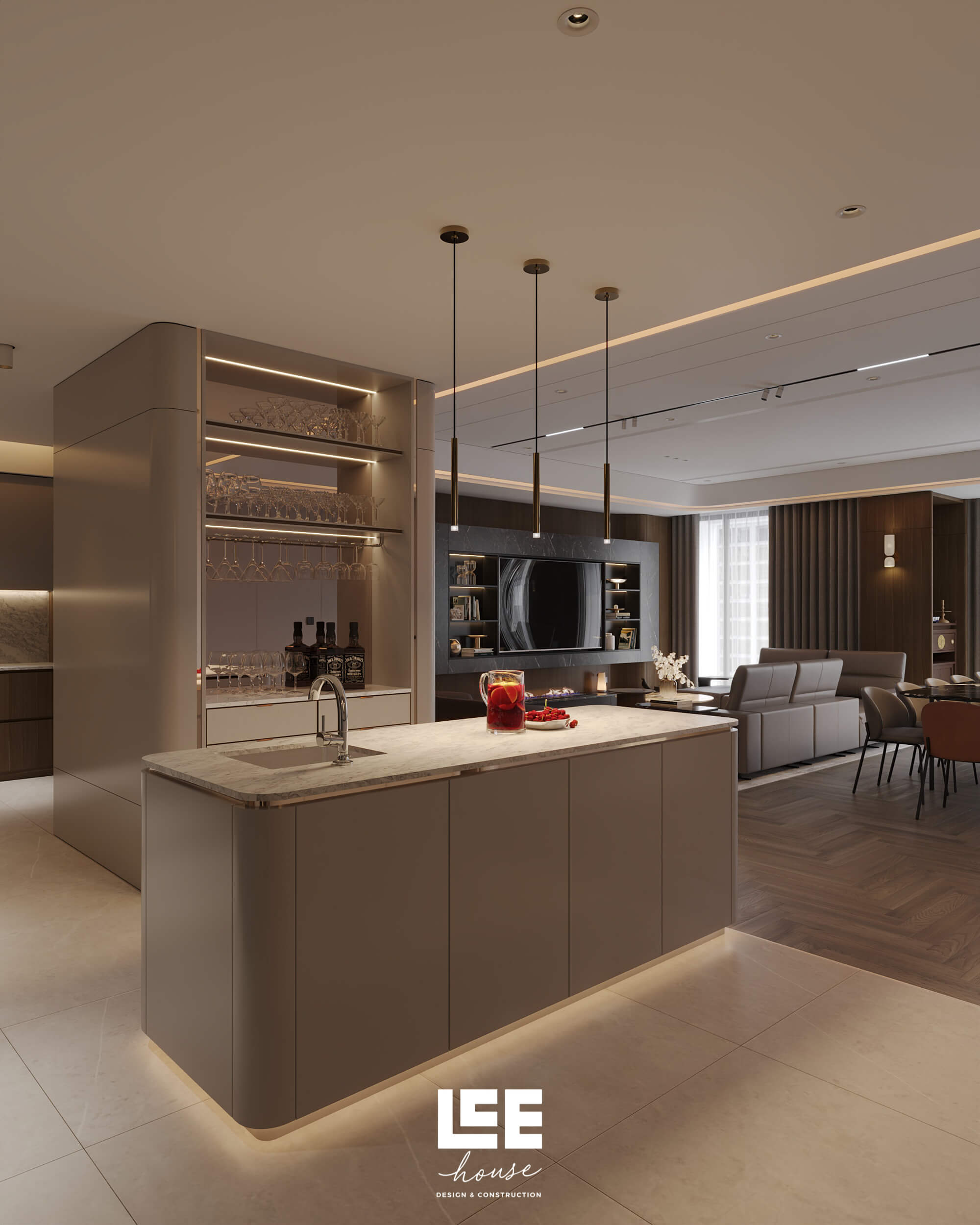 Thiết kế nội thất Căn hộ đập thông R3 Royal City