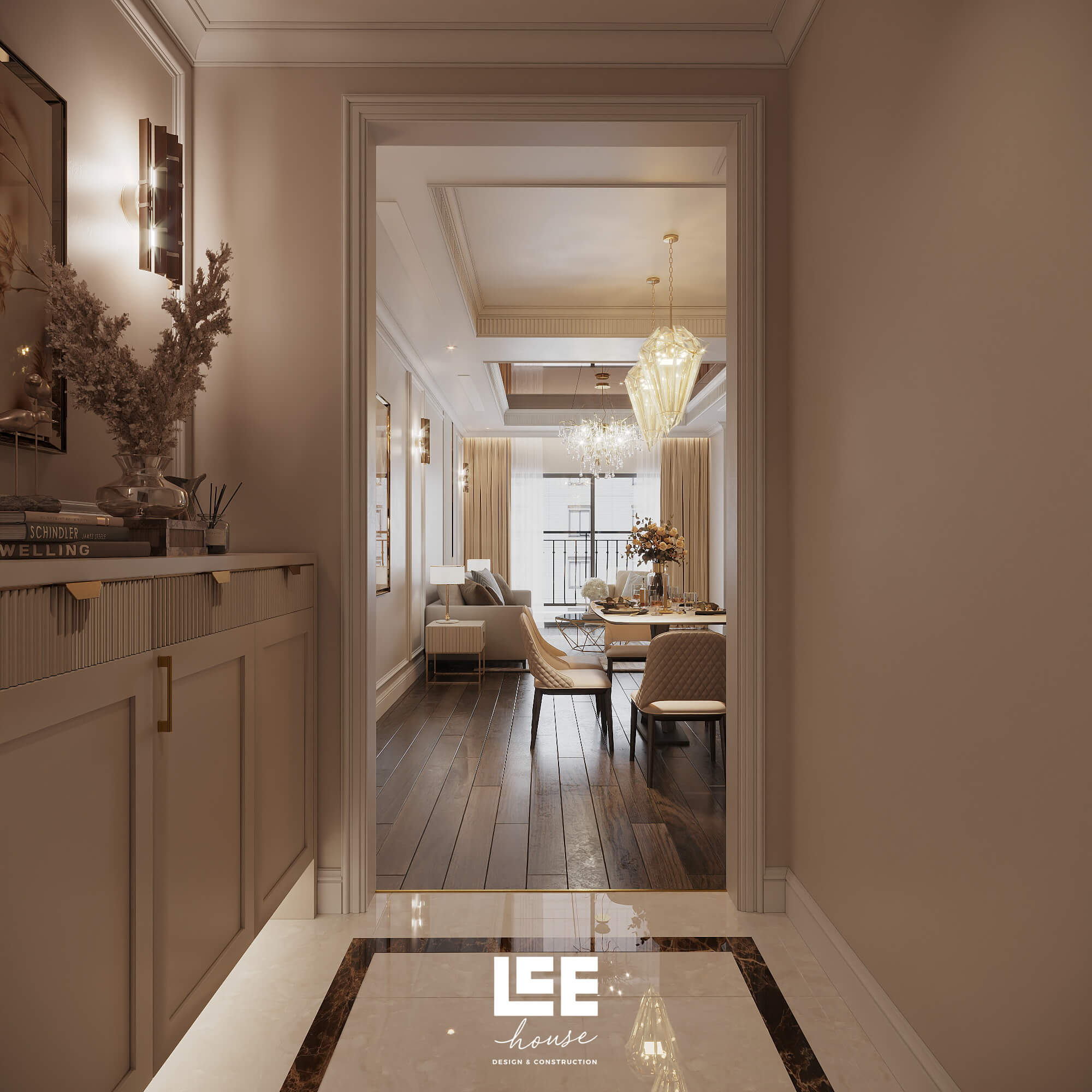 Thiết kế nội thất Căn hộ R1 Royal City