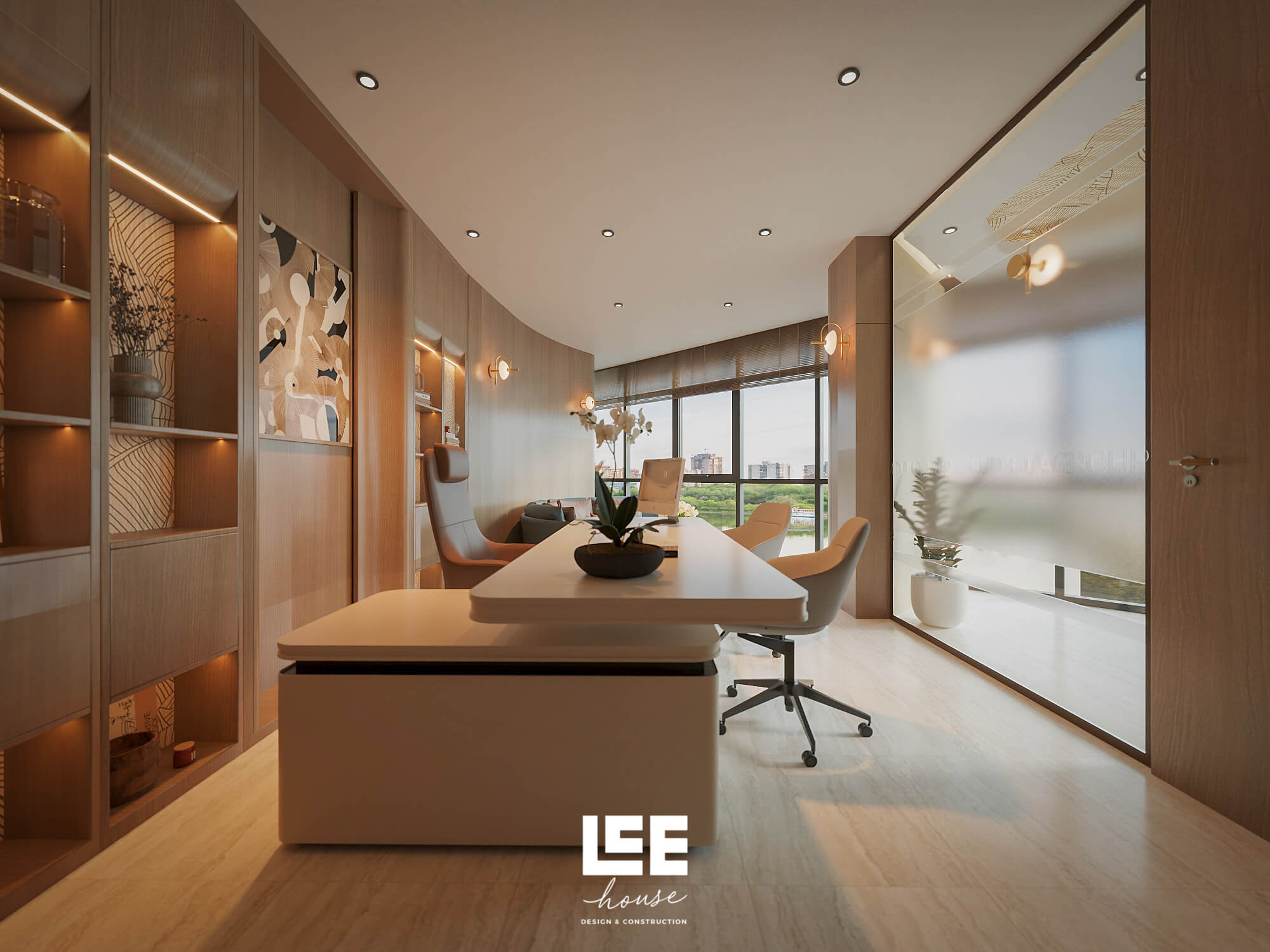 Thiết kế nội thất Văn phòng Chu Gia Group