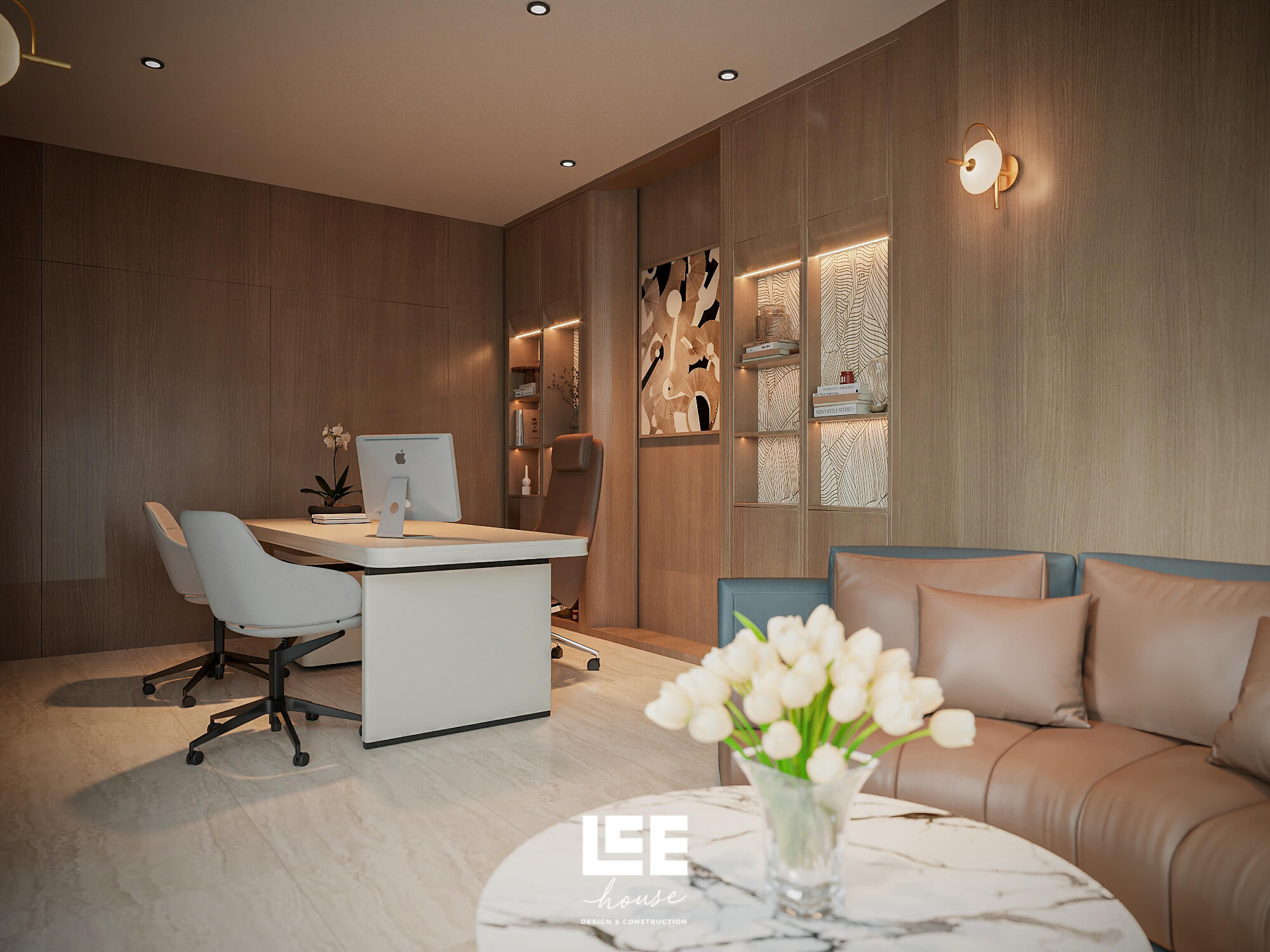 Thiết kế nội thất Văn phòng Chu Gia Group
