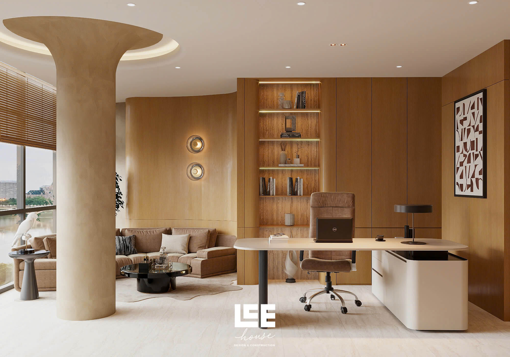 Thiết kế nội thất Văn phòng Chu Gia Group