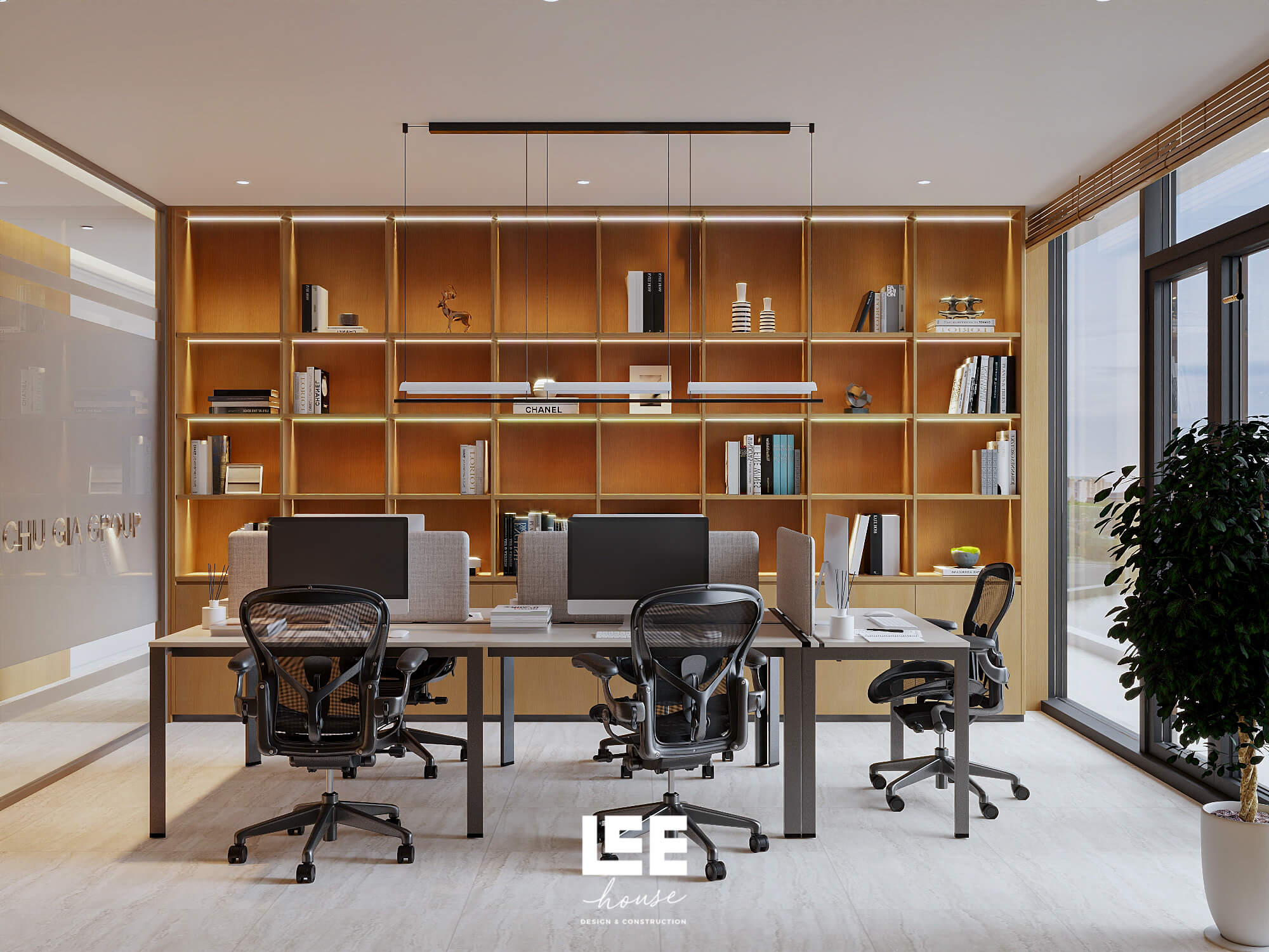 Thiết kế nội thất Văn phòng Chu Gia Group