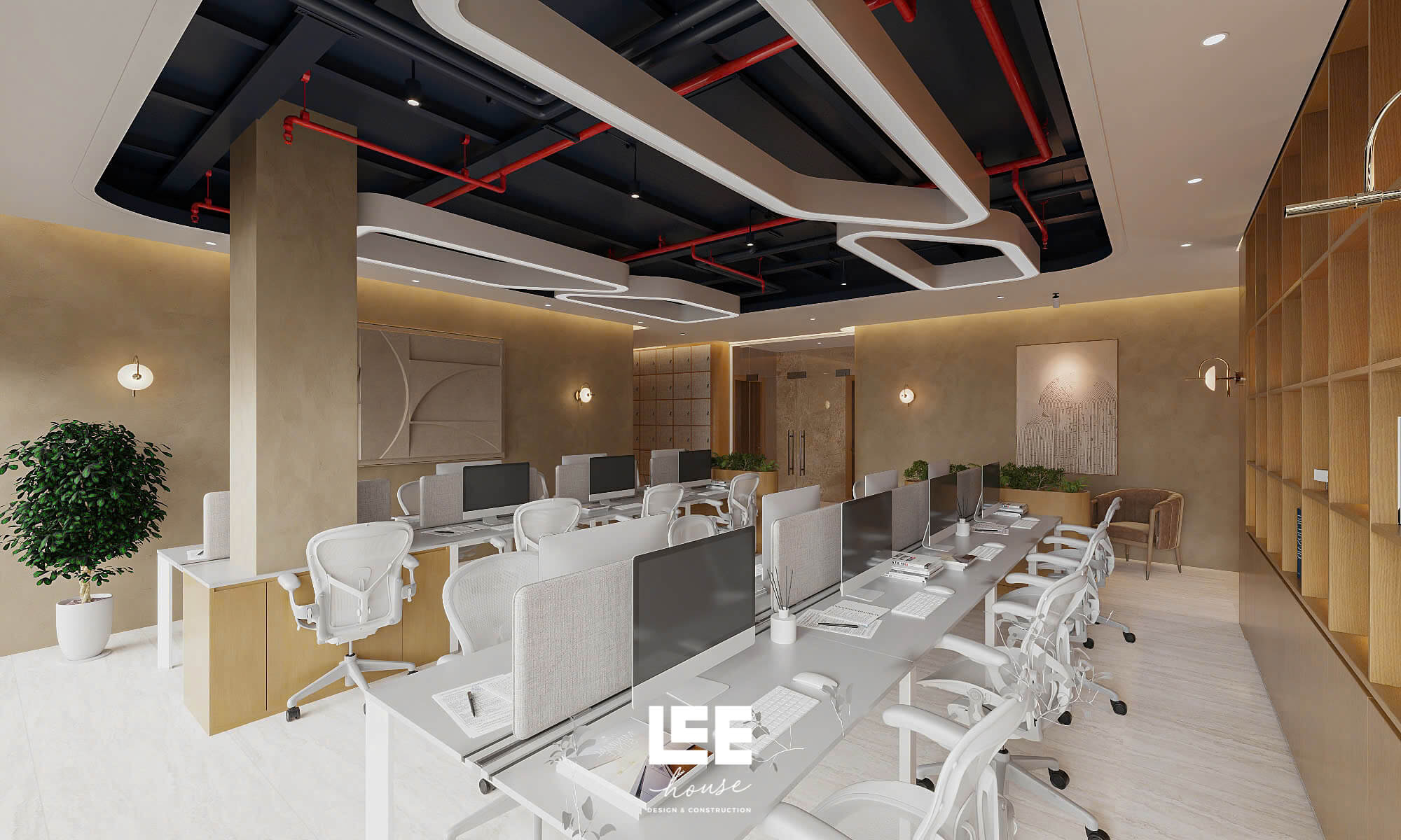 Thiết kế nội thất Văn phòng Chu Gia Group