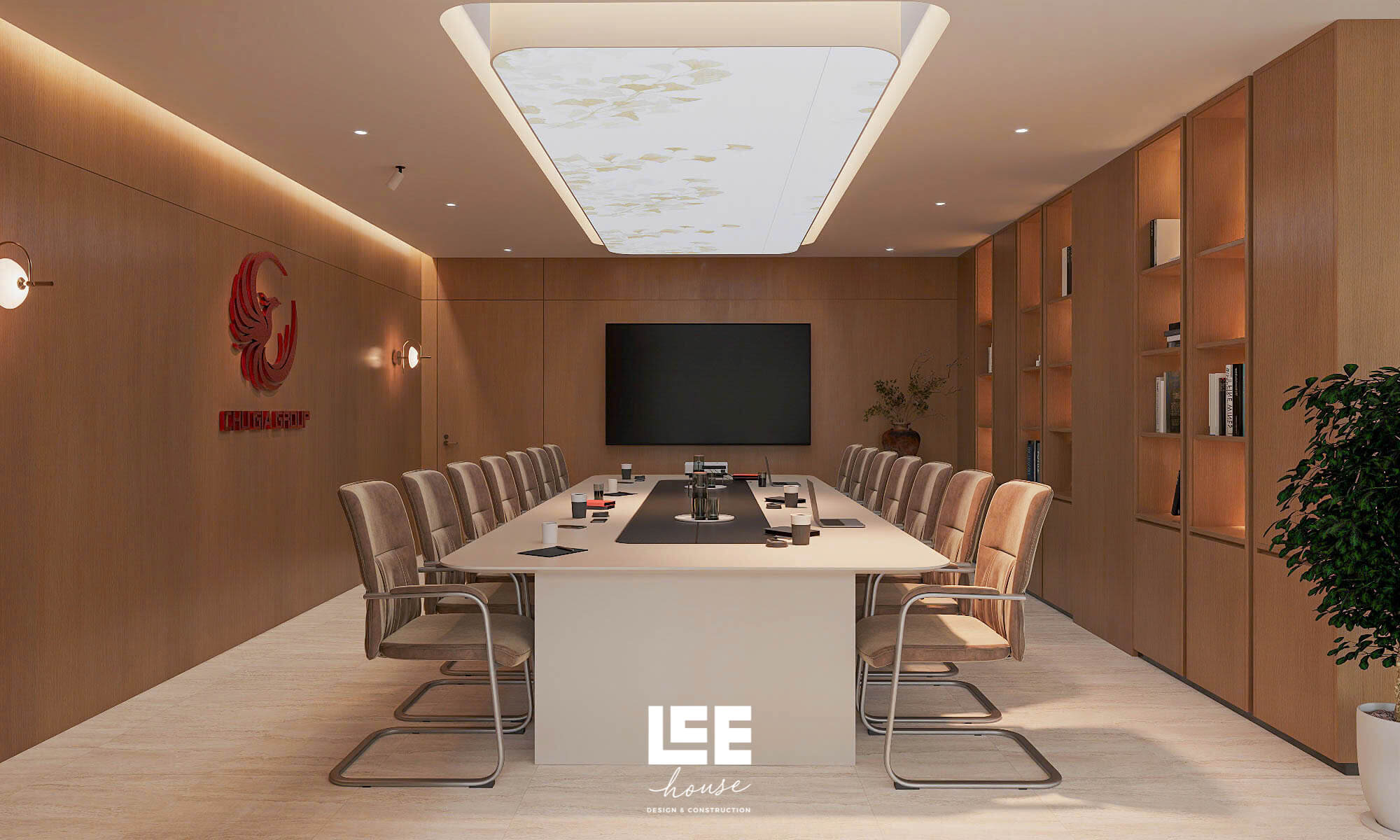 Thiết kế nội thất Văn phòng Chu Gia Group