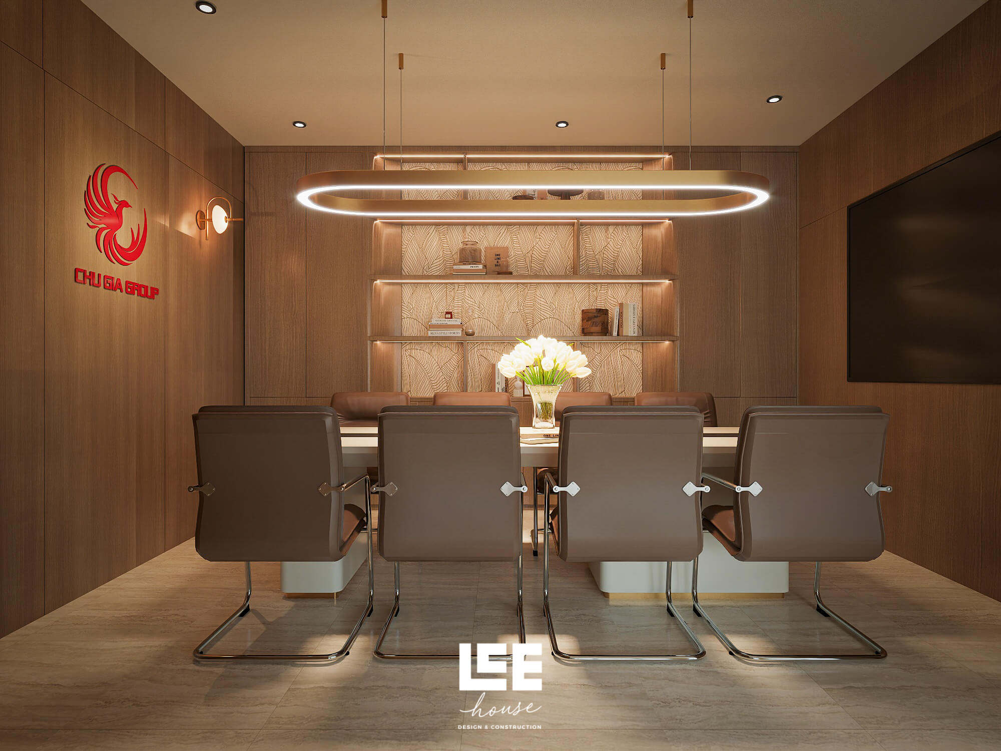 Thiết kế nội thất Văn phòng Chu Gia Group