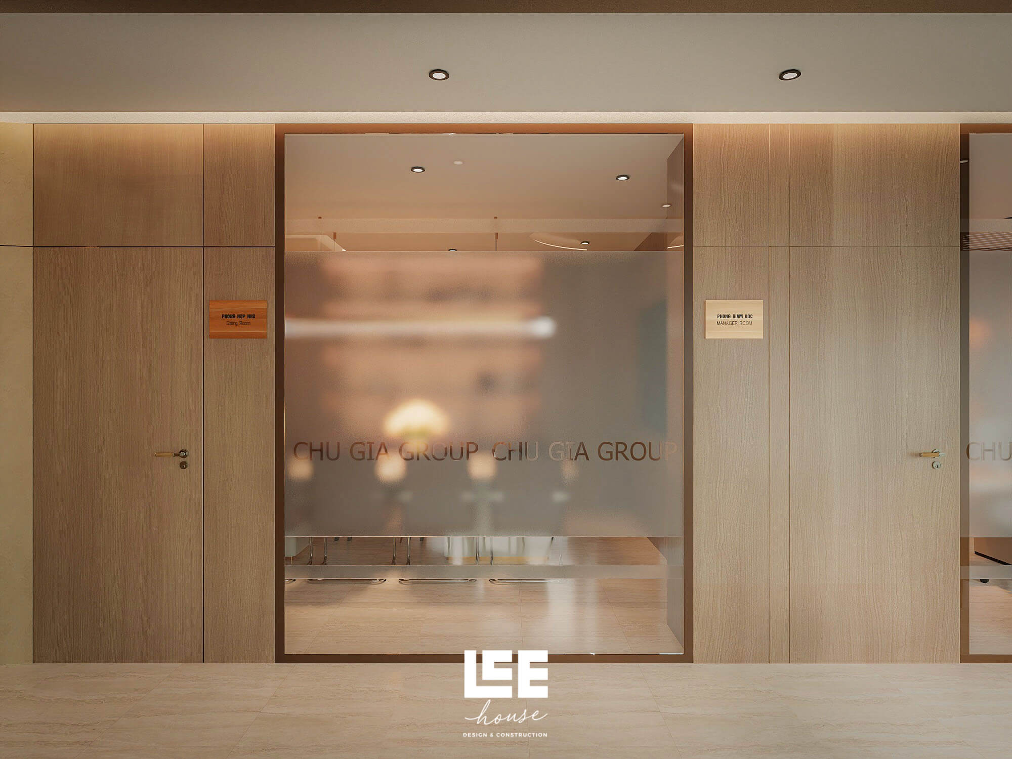 Thiết kế nội thất Văn phòng Chu Gia Group