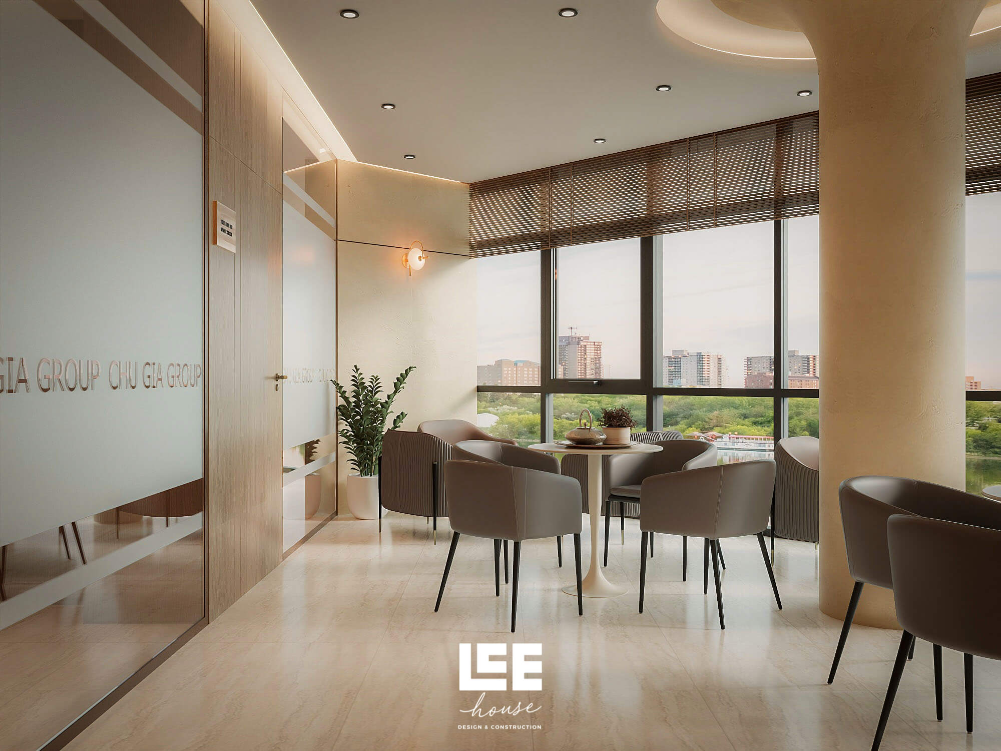 Thiết kế nội thất Văn phòng Chu Gia Group
