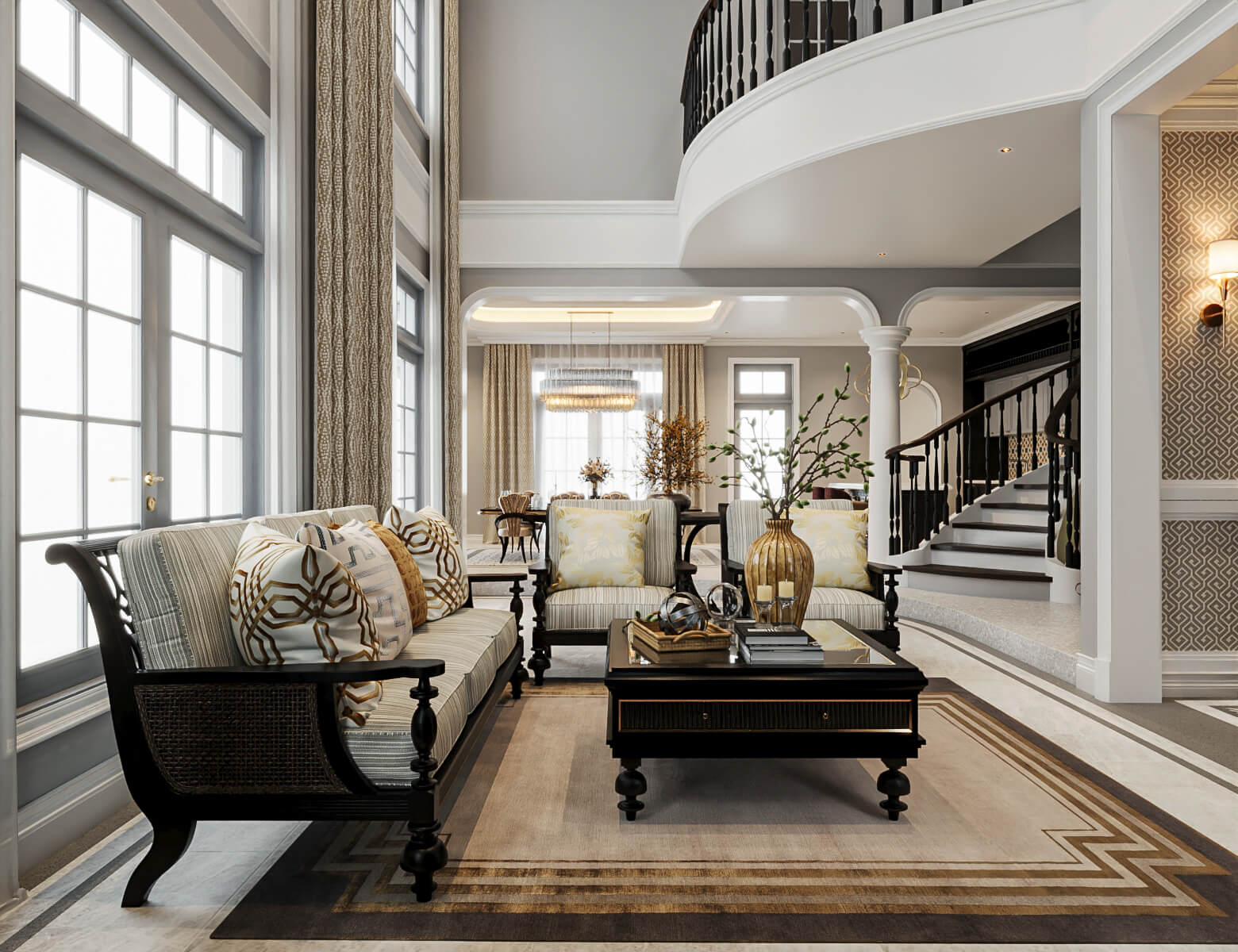 Thiết kế nội thất Biệt thự Làng kiến trúc Phong Cảnh