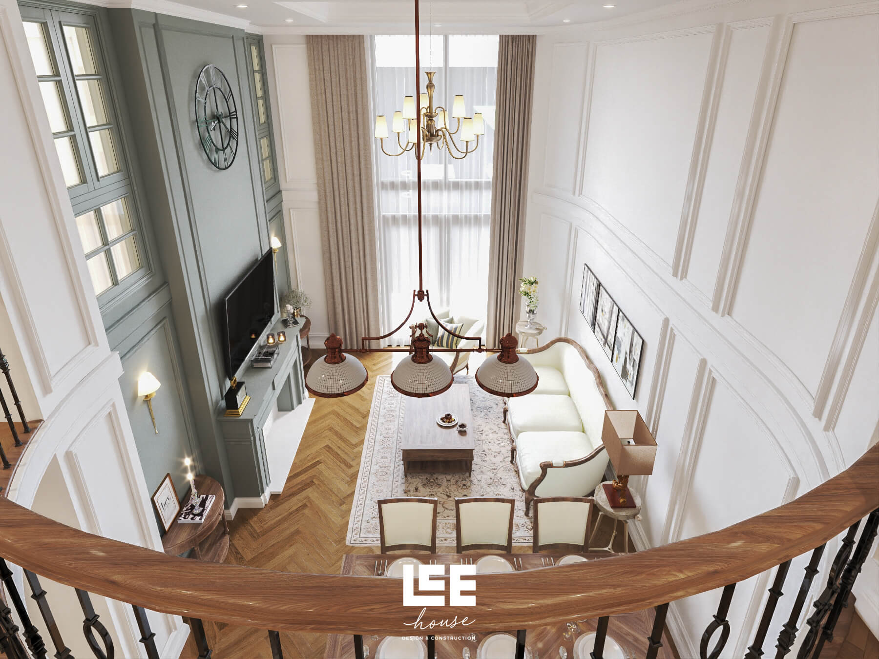 Thiết kế nội thất Căn hộ Duplex R4 Royal City