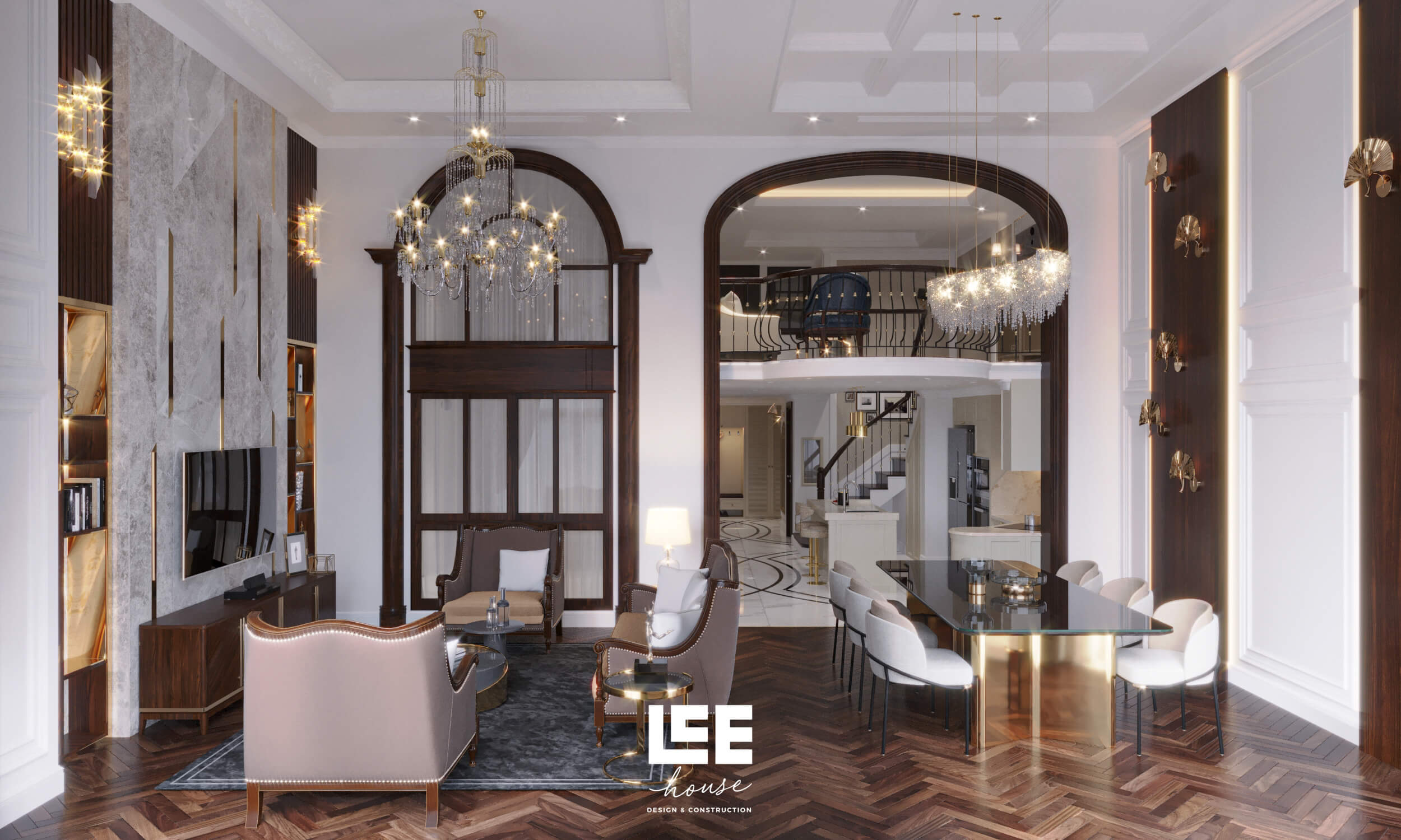 Thiết kế nội thất Căn hộ Duplex R5 Royal City