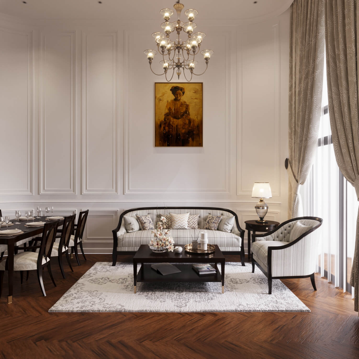 Thiết kế nội thất Căn hộ Duplex R5 Royal City