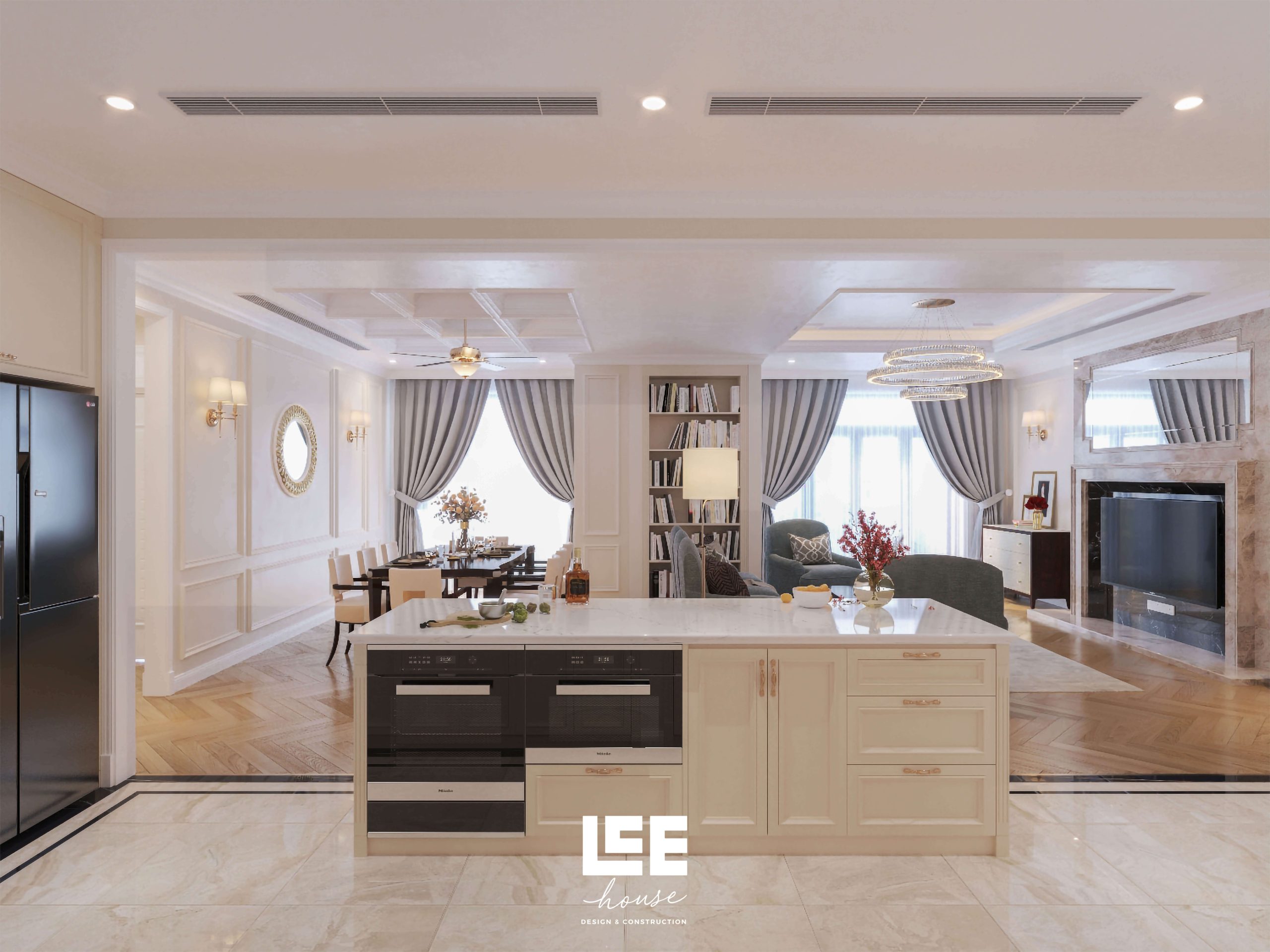 Thiết kế nội thất Căn hộ R1 Royal City