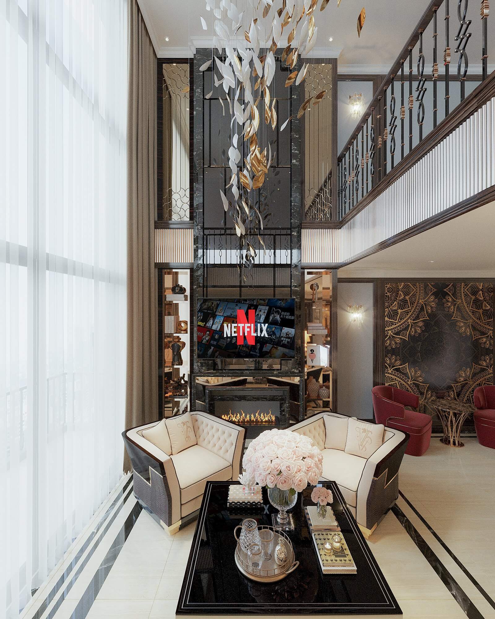 Thiết kế nội thất Penthouse Lâm Viên Complex