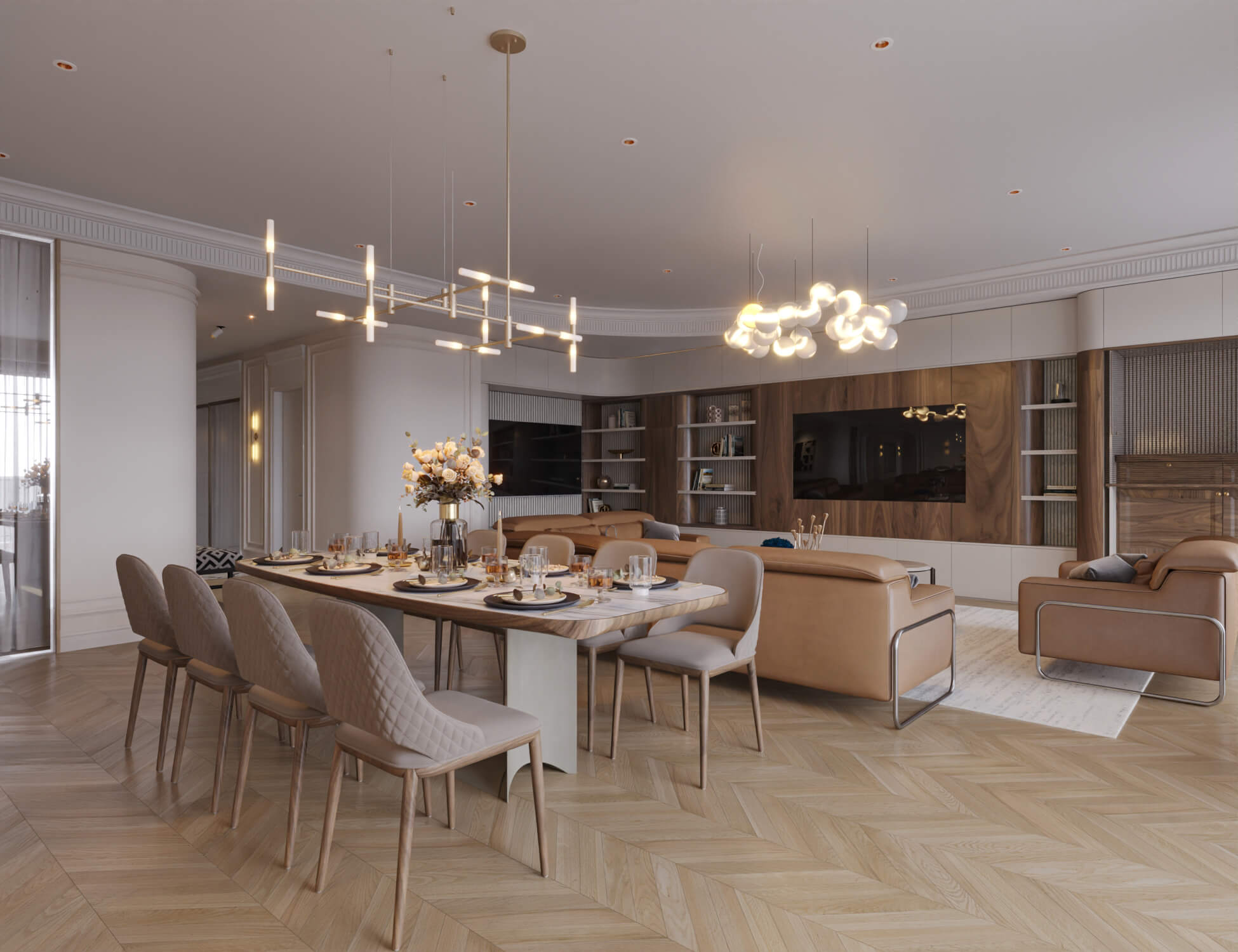 Thiết kế nội thất Căn hộ đập thông R1 Royal City