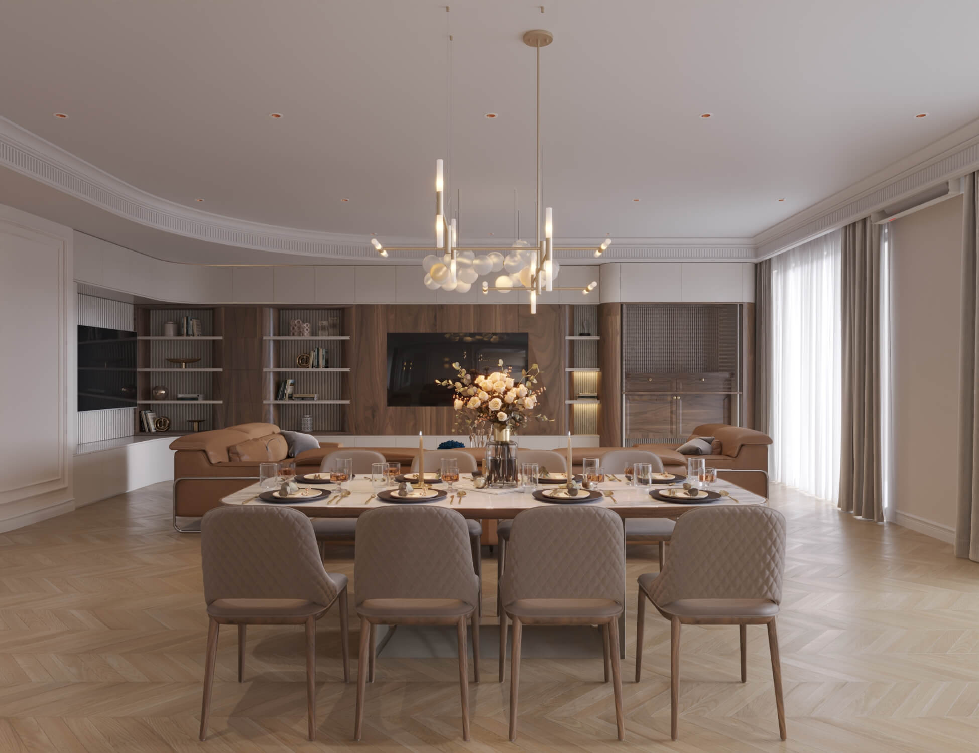 Thiết kế nội thất Căn hộ đập thông R1 Royal City