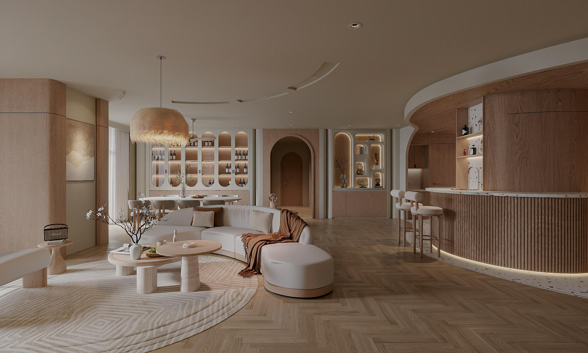 Thiết kế nội thất Căn hộ đập thông R5 Royal City