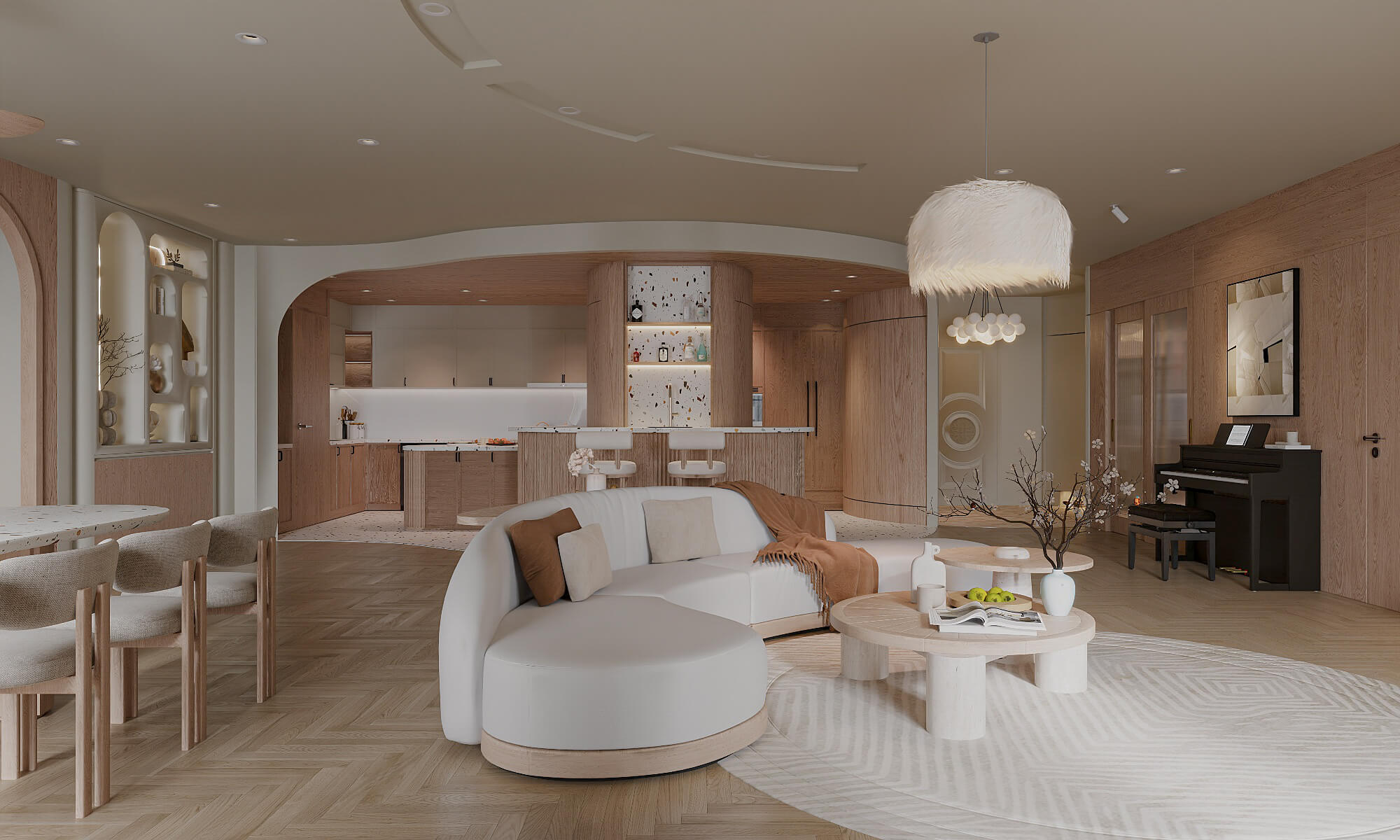 Thiết kế nội thất Căn hộ đập thông R5 Royal City