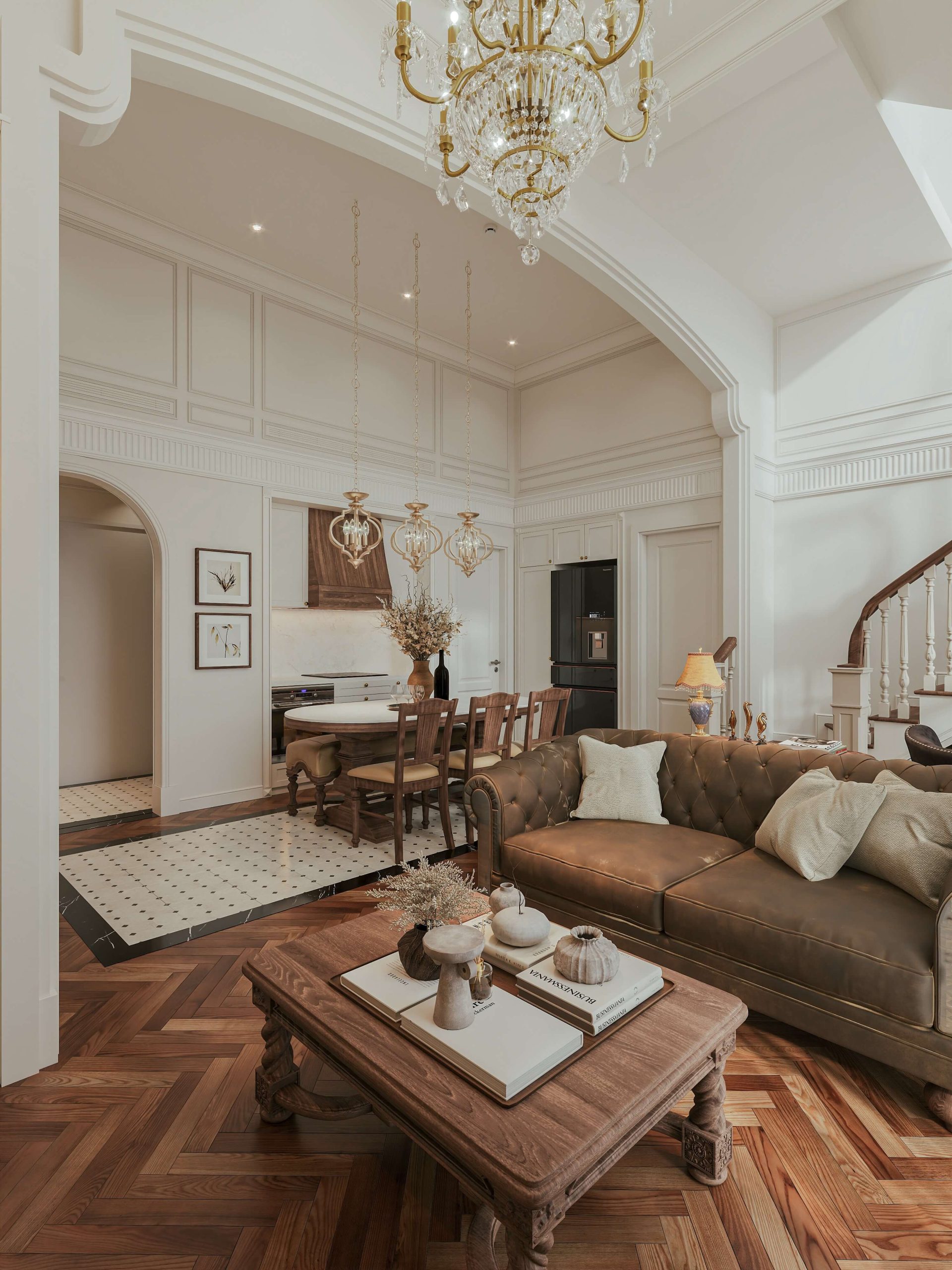 Thiết kế nội thất Căn hộ Duplex S-Premium Sky Oasis Ecopark