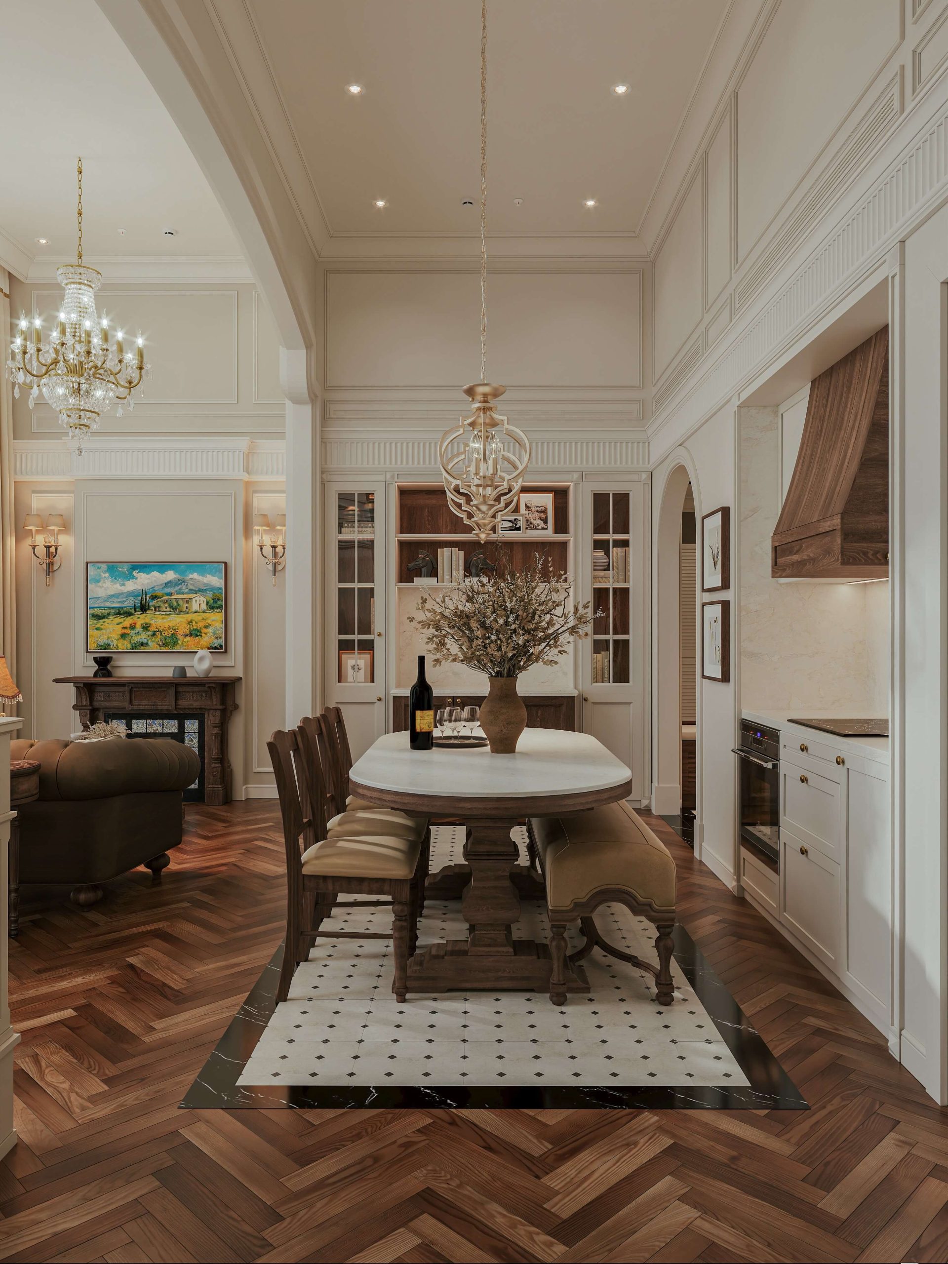 Thiết kế nội thất Căn hộ Duplex S-Premium Sky Oasis Ecopark