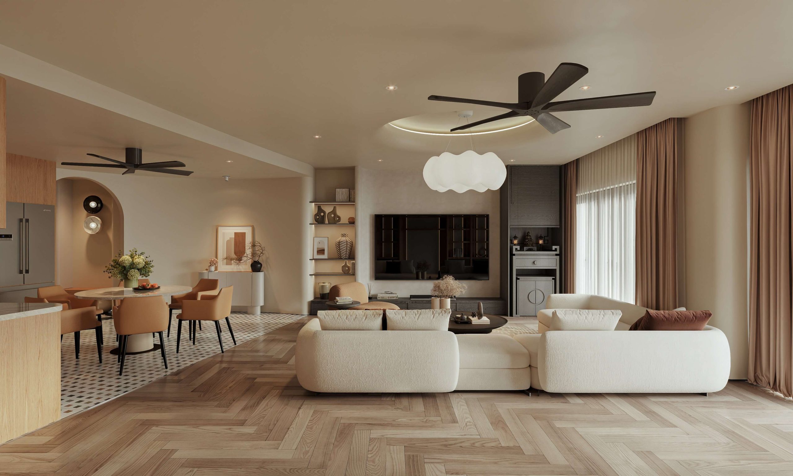 Thiết kế nội thất Căn hộ R3 Royal City