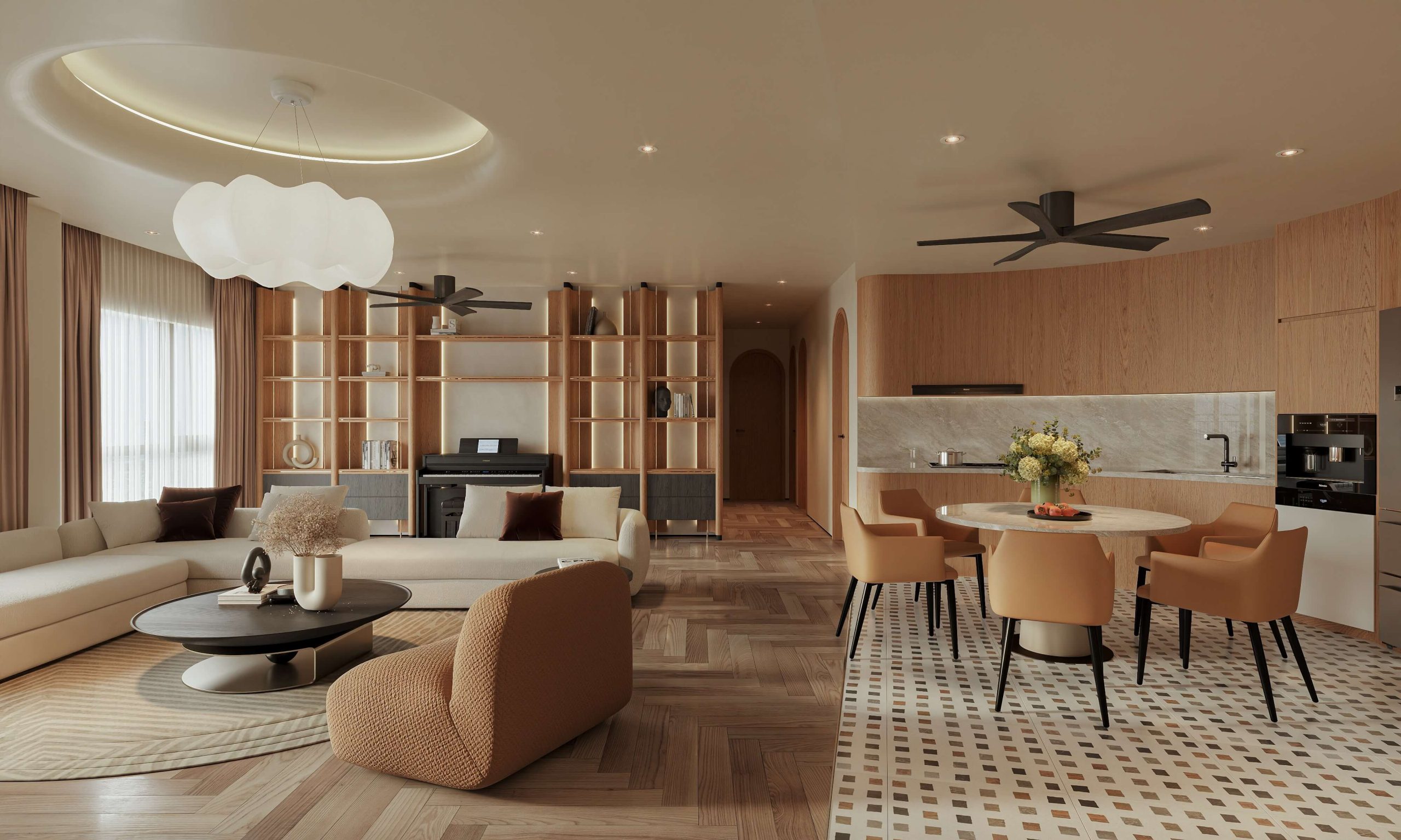 Thiết kế nội thất Căn hộ R3 Royal City