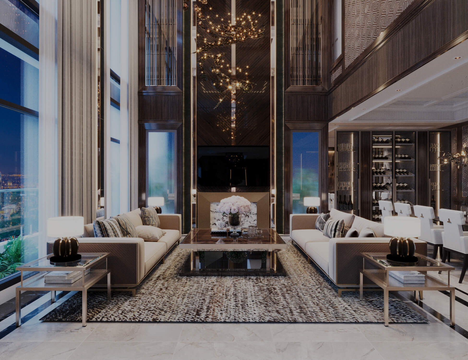Thiết kế nội thất Penthouse Paragon