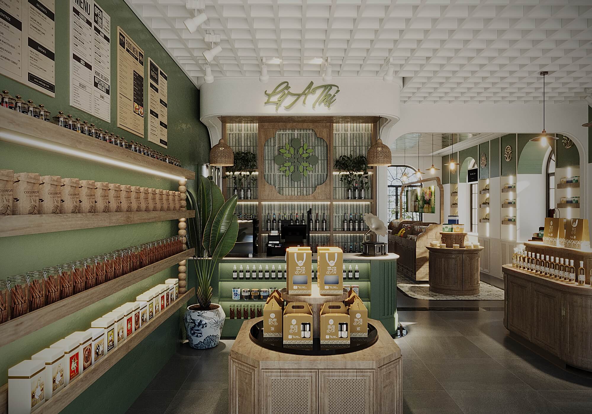 Thiết kế nội thất Showroom Lý A Thị