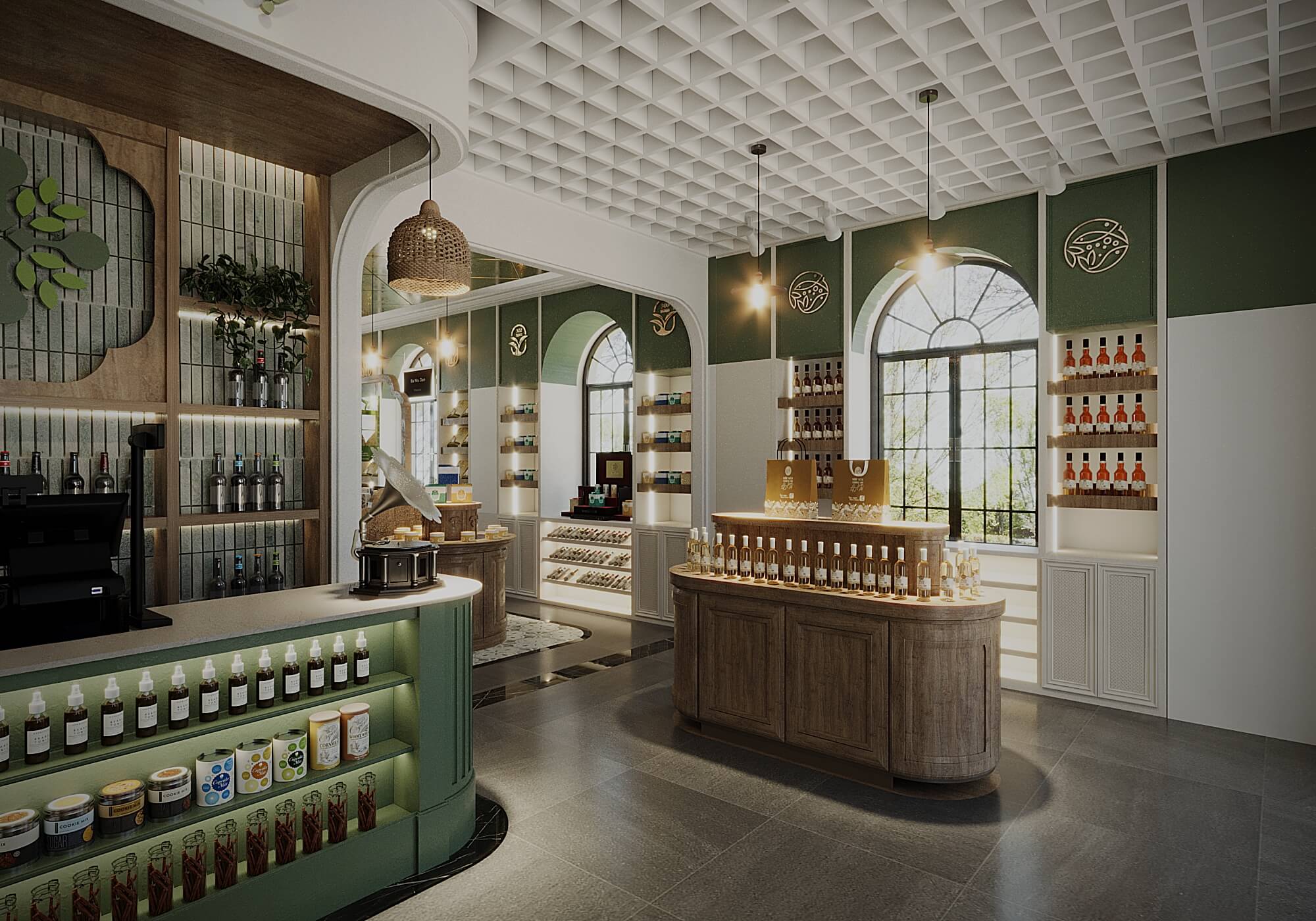 Thiết kế nội thất Showroom Lý A Thị