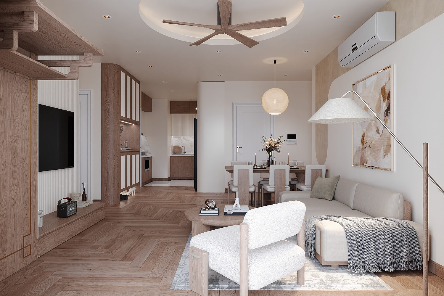 Thiết kế nội thất Căn hộ R6 Royal City