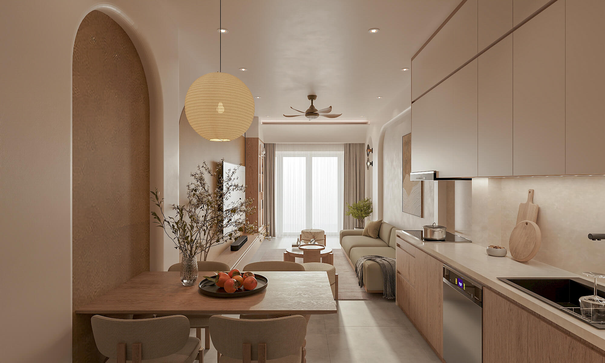 Thiết kế nội thất Nhà phố Hoàng Quốc Việt