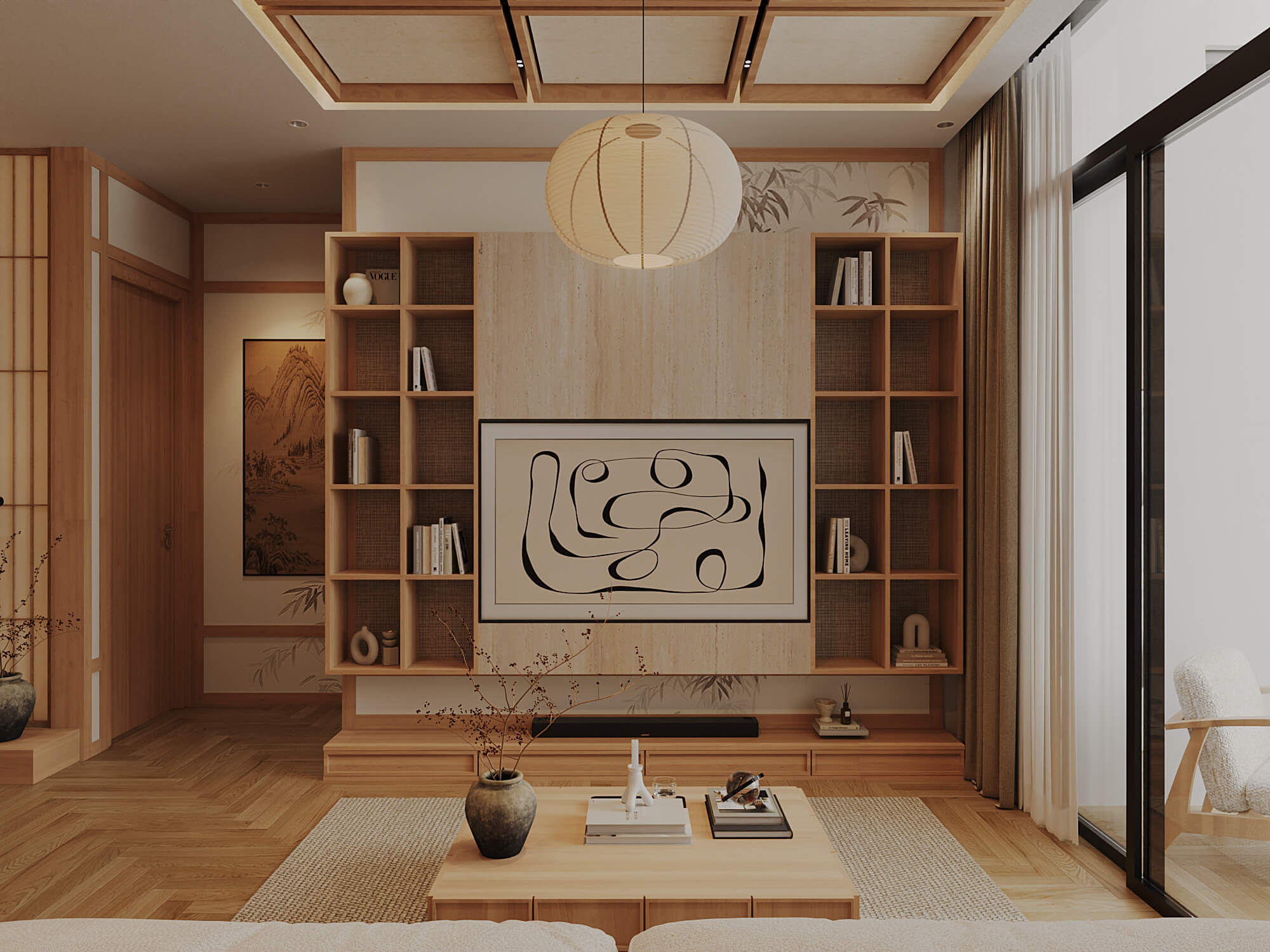 Thiết kế nội thất Căn hộ HH Pandora Triều Khúc