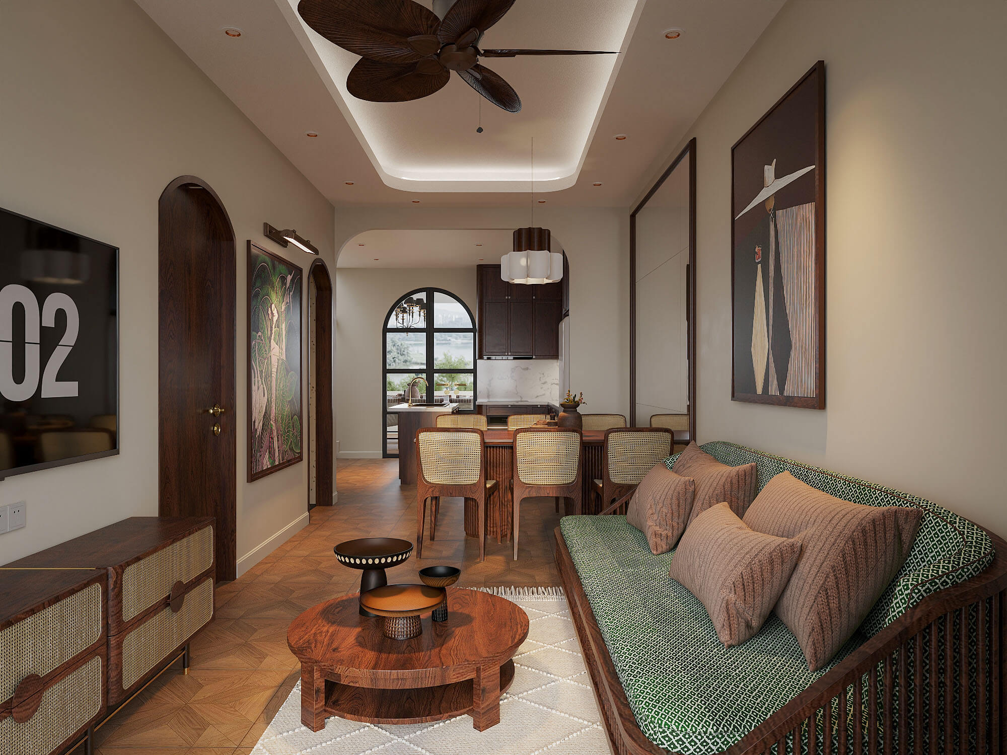 Thiết kế nội thất Căn hộ Phú Quốc