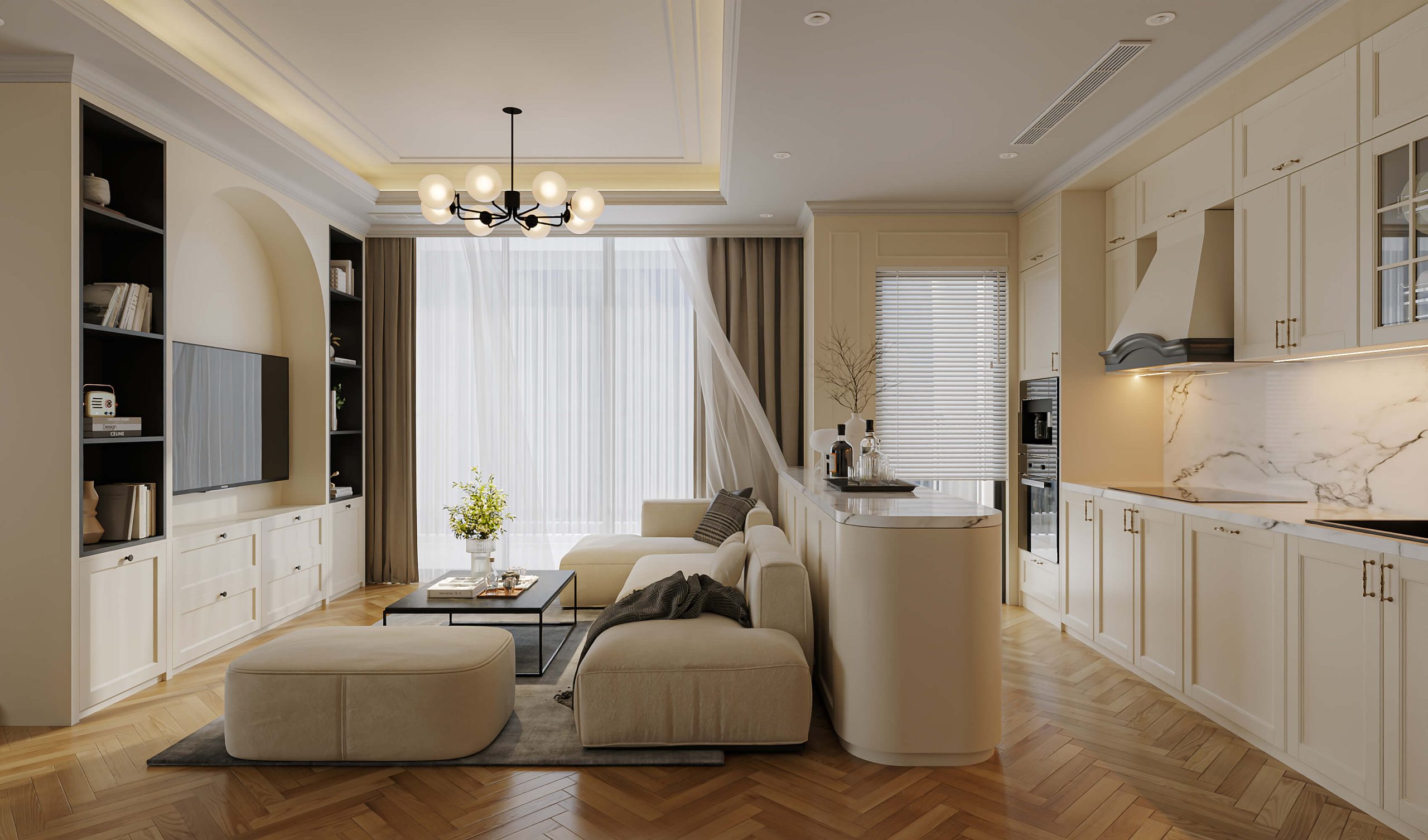 Thiết kế nội thất Căn hộ A1 Vinhomes Gardenia